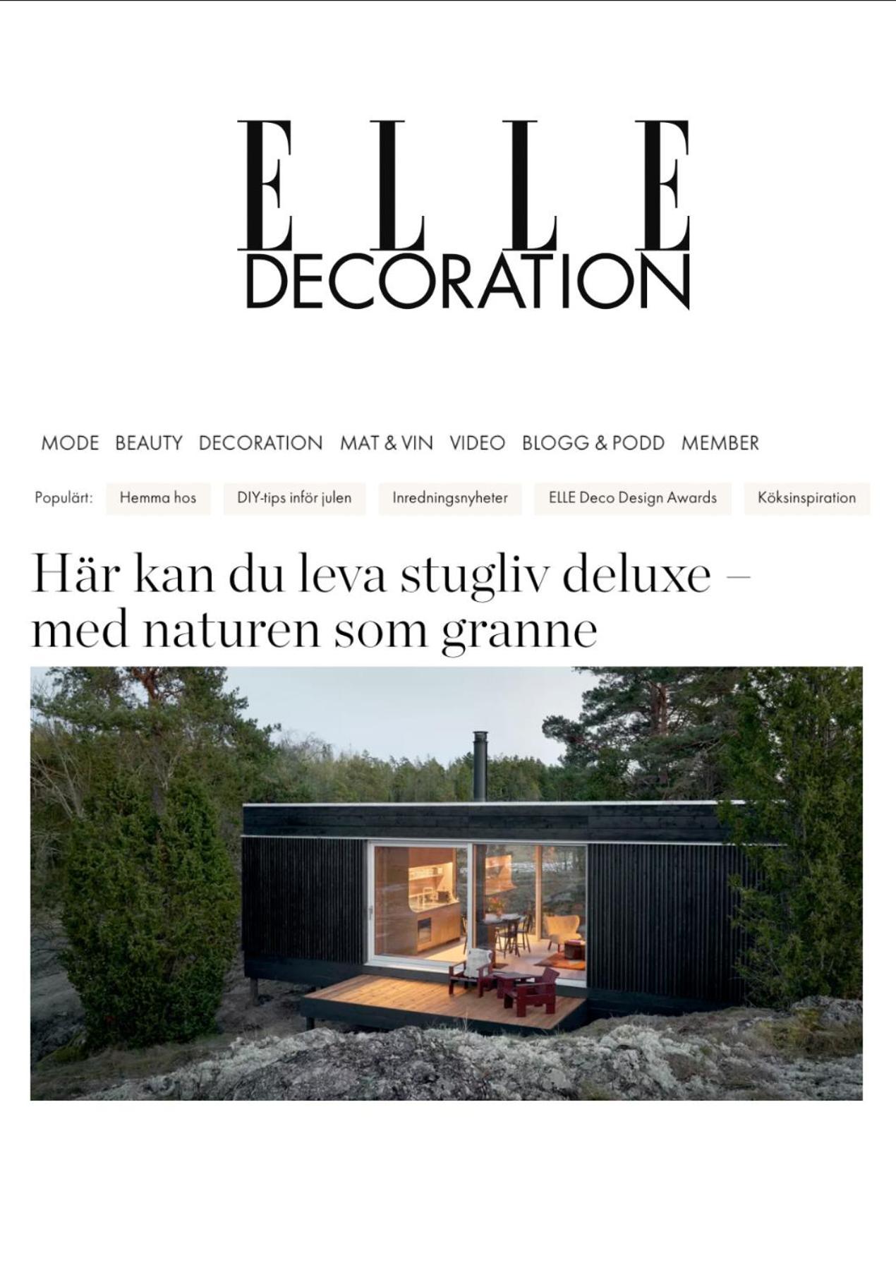 Landet, Designer Cabins In The Swedish Archipelago Vasterljung Exterior photo